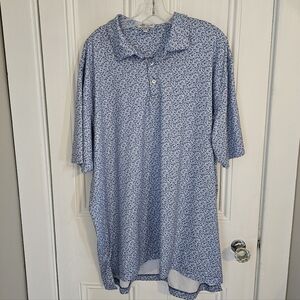 Peter Millar Men 2XL Summer Comfort Dazed & Transfused Performance Polo Golf